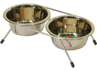 Подставка с мисками TRIOL (2*1600 мл) Подставка с мисками TRIOL (2*1600 мл)