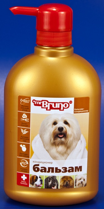Бальзам-кондиционер для собак MR.BRUNO Питание и блеск (350 мл)