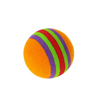 Игрушка для кошек КАСКАД Мячик пробковый радуга (3,5 см)