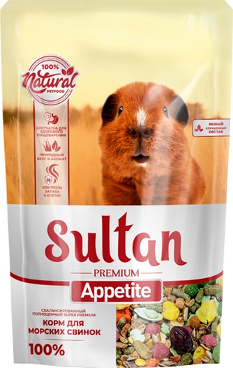 Корм сухой для морских свинок SULTAN Premium Appetite (700 г)