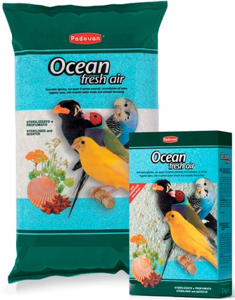 Био-песок для декоративных птиц PADOVAN Ocean Fresh Air (1 кг)
