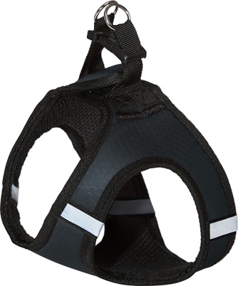 Шлейка-жилетка для собак SAIVAL Соты №4 черная (S/38см)