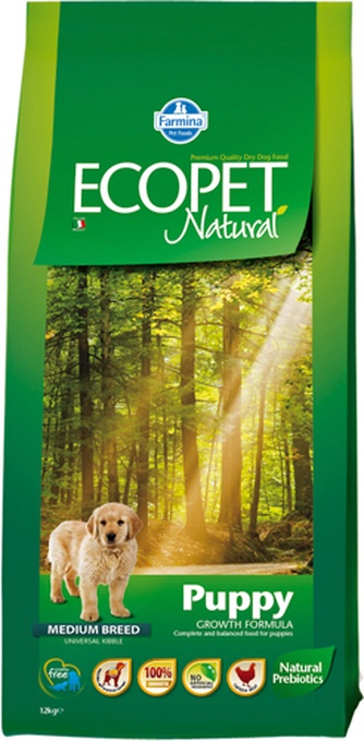 Корм сухой для щенков FARMINA 4484 ECOPET NATURAL (12 кг)