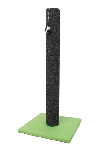 Когтеточка для кошек RICH BREED LOWCOST высокий и толстый столбик, ковролин (35*35*82 см)