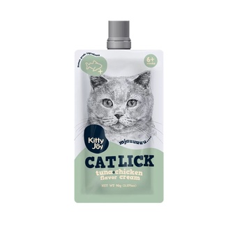 Лакомство для кошек KITTY JOY Крем-пюре с тунцом и курицей (90 г)