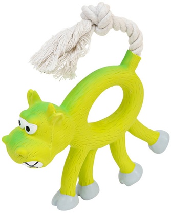 Игрушка для собак ZOOONE Корова с канатным хвостом (12 см)