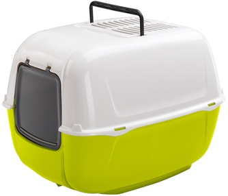 Туалет для кошек FERPLAST Prima закрытый с угольным фильтром (39,5*52,5*38 см)