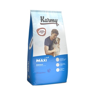 Корм сухой для собак крупных пород KARMY Maxi Adult Индейка (14 кг)
