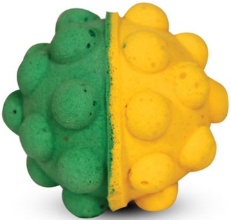 Игрушка для кошек TRIOL Мяч-мина двухцветный (4,5 см, туба)