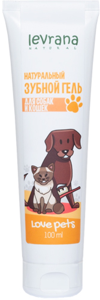 Гель для кошек и собак LEVRANA Love Pets зубной (100 мл)