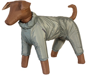 Комбинезон синтепон для собак породы английский бульдог ТУЗИК девочка (43см)