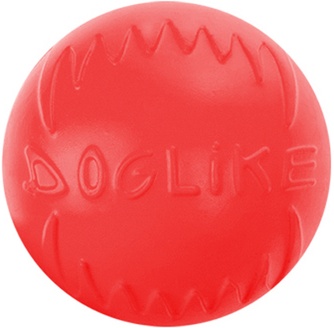 Игрушка для собак DOGLIKE Мяч средний, коралловый (8,5 см)