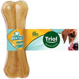 Лакомство для собак мелких пород TRIOL Dental косточка жевательная (7,5 см/20 г)