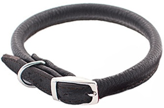 Ошейник кожаный для собак ZOOM Cord круглый (5 мм/26 см)