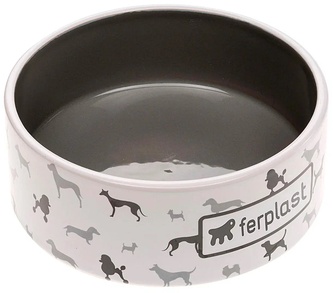 Миска для кошек и собак FERPLAST Juno medium bowl керамическая (750 мл)