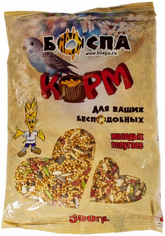 Корм для молодых попугаев БОСПА (500 г)
