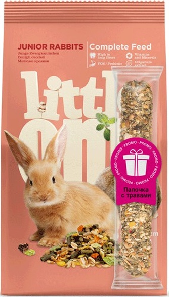 Набор Литтл Уан: 31042_6304 Корм для молодых кроликов 900 г + Палочка 50 г