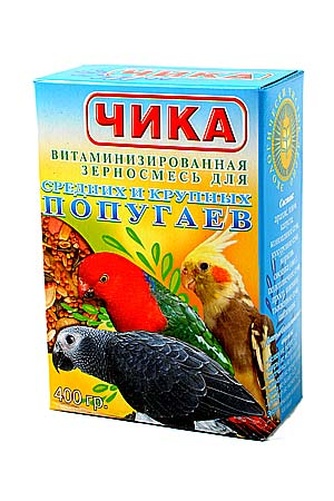 Корм для средних и крупных попугаев ЧИКА (0,4 кг)