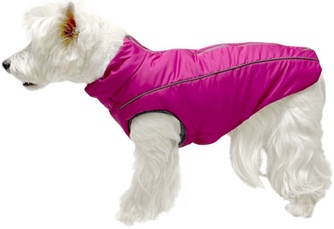 Жилет зимний для собак OSSO Fashion Снежок фуксия (р.25)