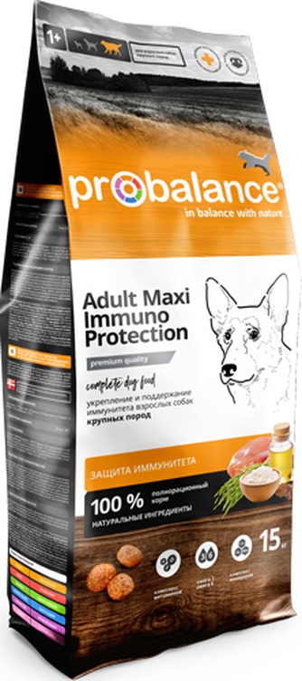 Корм для собак крупных пород PROBALANCE 52AZ662 рис