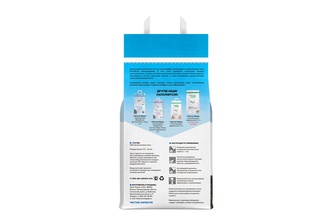 Наполнитель комкующийся бентонитовый для кошек ЧИСТЫЕ ЛАПКИ Комфорт (10 кг)