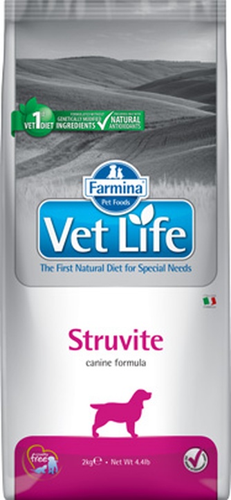 Корм сухой для собак FARMINA 4382 Vet Life Struvite лечение и профилактика мкб (2 кг)