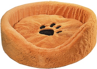 Лежак для собак ZOOM Lisa круглый с подушкой (60*60*18 см)