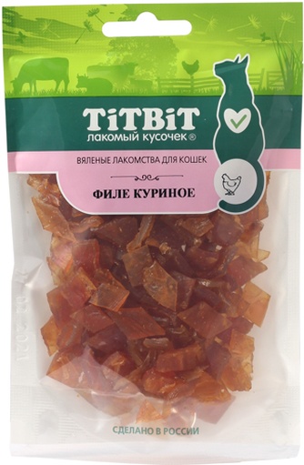 Лакомство для кошек TITBIT Филе куриное (50 г)