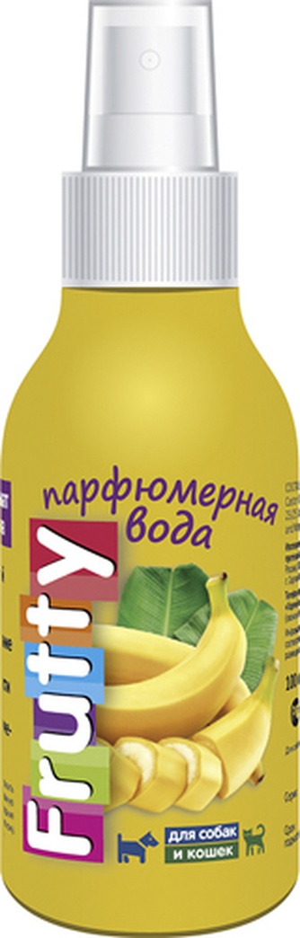 Вода парфюмерная для кошек и собак АВЗ Frutty экстракт банана (100 мл)