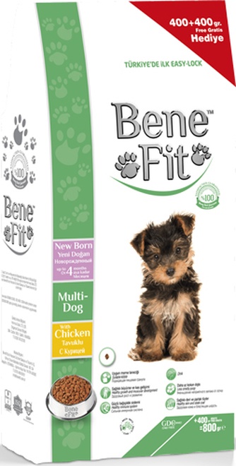 Корм сухой для щенков BENEFIT Multi-Dog Born курица (0,8 кг)