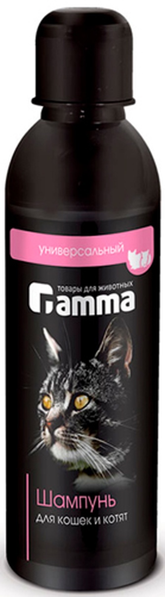 Шампунь для котят и кошек GAMMA универсальный с экстрактом овса (250 мл)