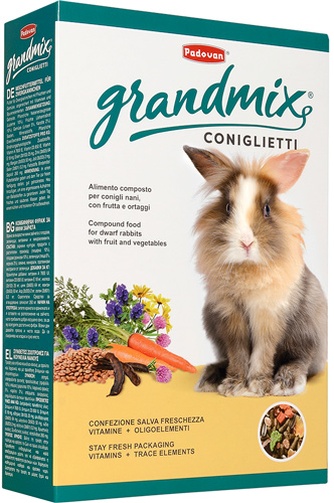 Корм для кроликов PADOVAN Grandmix Coniglietti (0,85 кг)