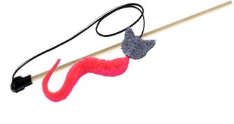Игрушка для кошек GOSI Дразнилка-удочка Киска с байло (50 см)
