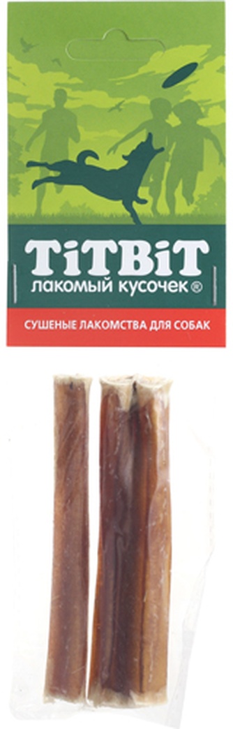 Лакомство для собак мелких пород TITBIT Лакомый кусочек Корень бычий , говядина (2 шт.)