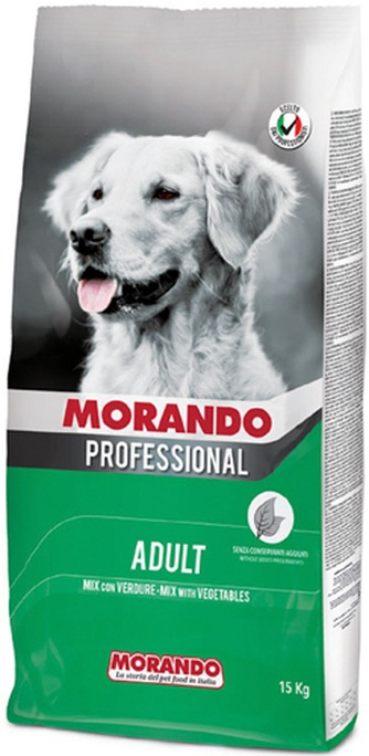 Корм сухой для взрослых собак MORANDO Professional овощи (15 кг)