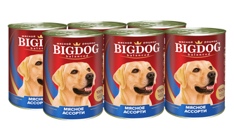 Корм влажный для собак ZOOGURMAN BIG DOG мясное ассорти (350 г)