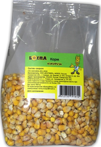 Корм для птиц БОСПА Кукуруза (400 г)