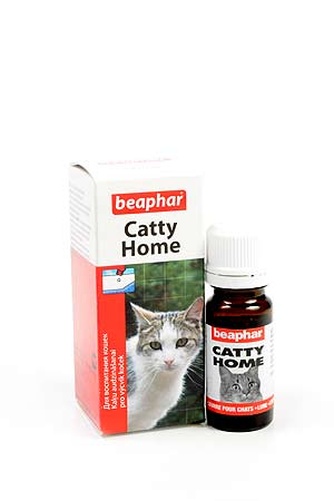 Капли для кошек BEAPHAR Catty Home для приучения кошек к месту (10 мл)