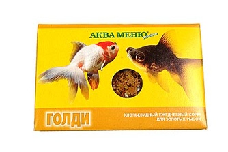 Корм для золотых рыб АКВА МЕНЮ Голди, хлопья (25 г)