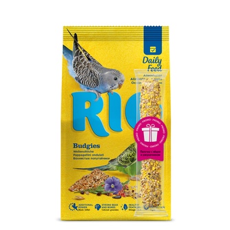 Корм сухой для волнистых попугаев RIO основной + Палочка (1 кг + 64 г)