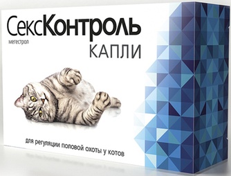 Капли для котов ROLF CLUB СексКонтроль для регуляции половой охоты (3 мл)