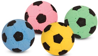 Игрушка для кошек TRIOL Мяч футбольный (4 см/4 шт)