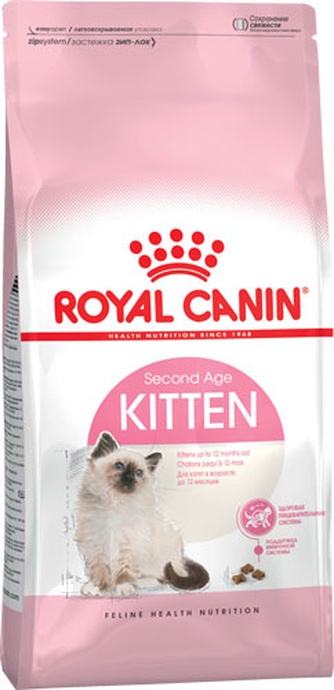 Корм сухой для котят от 4 до 12 мес. и беременных кошек ROYAL CANIN Kitten (1,2 кг)