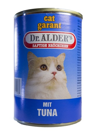 Корм влажный для кошек DR.ALDER'S Cat Garant с тунцом кусочки в желе (415 г)