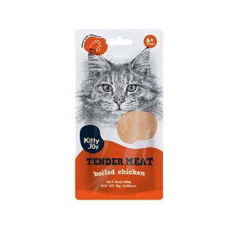 Лакомство для кошек KITTY JOY Нежное отварное филе с курицей (25 г)