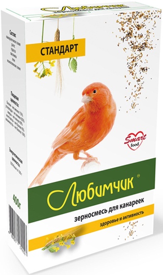 Корм сухой для канареек ЛЮБИМЧИК (0,4 кг)