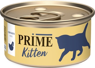 Корм влажный для котят PRIME Kitten паштет курица (75 г)