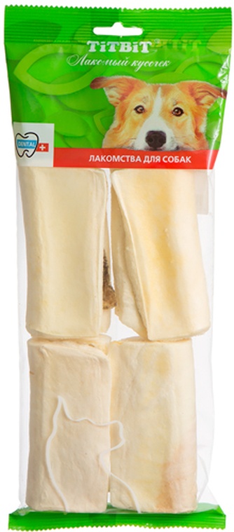 Лакомство для собак мелких пород TITBIT Лакомый кусочек Сэндвич с рубцом говяжьим XL (4 шт)