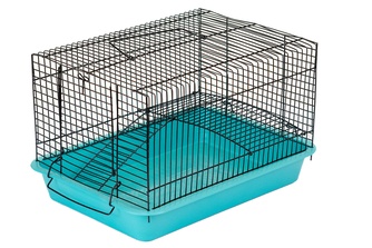 Клетка для грызунов ECO Хома-1 бирюзовая (33*24*20 см)