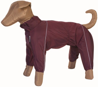 Комбинезон синтепон для собак породы питбуль ТУЗИК девочка (47см)